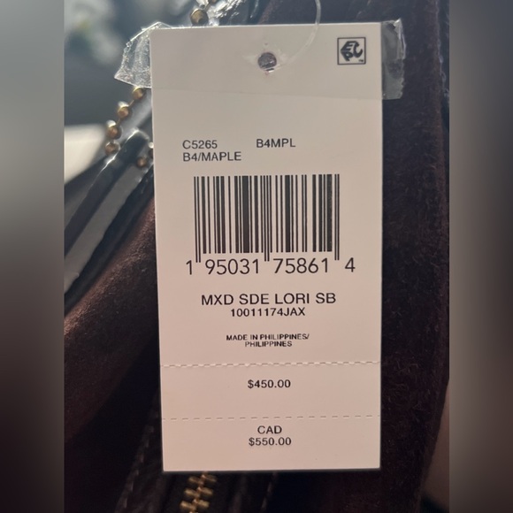 COACH Lori Shoulder Bag in Maple - Picture 6 of 6